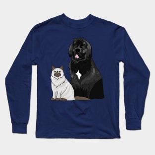 Cat and Dog Long Sleeve T-Shirt